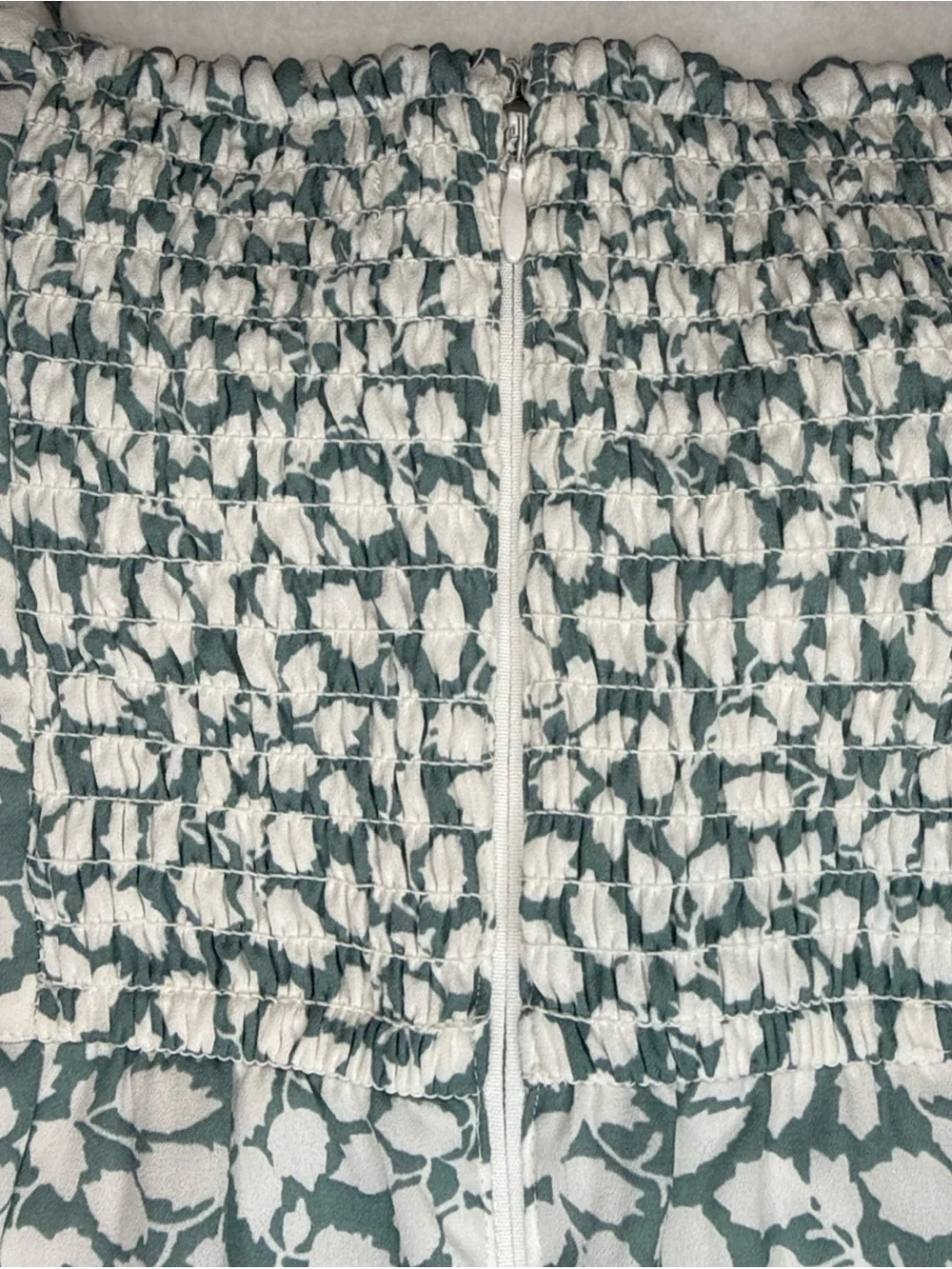 Y2K Vintage Abercrombie & Fitch Seafoam Green Floral Tie-Shoulder Maxi Dress